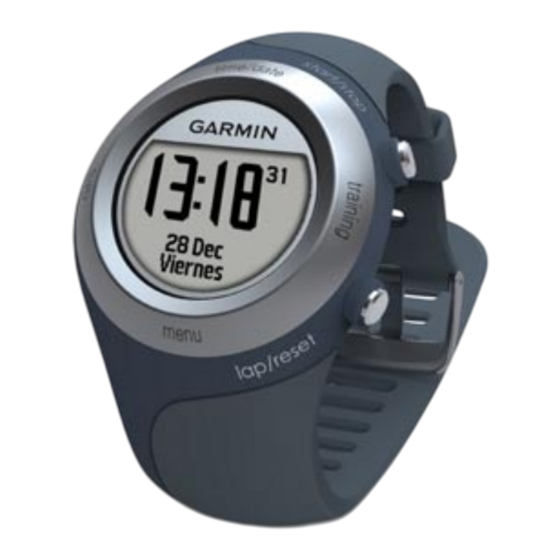 Garmin FORERUNNER 405CX Guia De Inicio Rapido