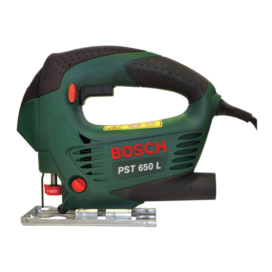 Bosch PST 650 L Instrucciones De Servicio