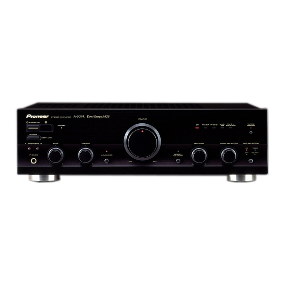 Pioneer A-509R Manual De Instrucciones