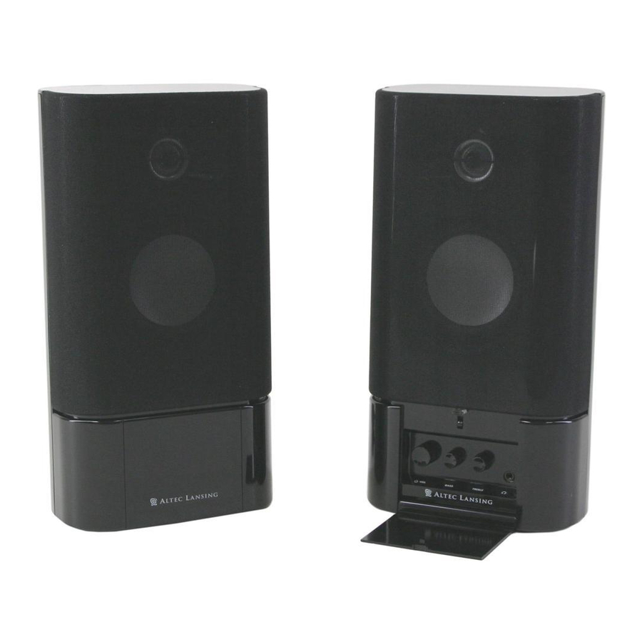 Altec Lansing MX-5020 Manuales