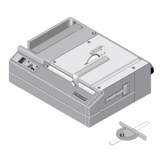 Proxxon KS 230 Manual De Instrucciones