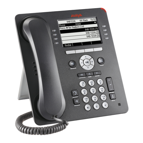 Avaya one-X 9608 Guia Del Usuario