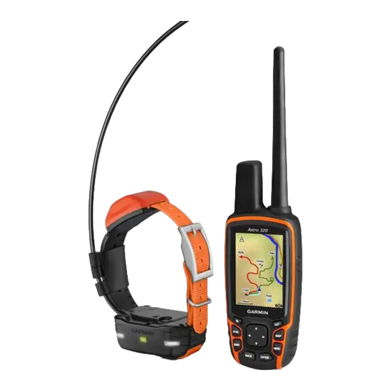 Garmin Astro 320 Guia De Inicio Rapido