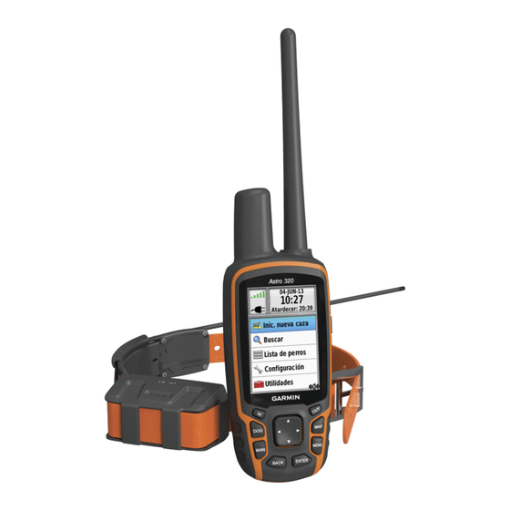 Garmin Astro 320 Guia De Inicio Rapido