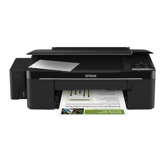 Epson L200 Avisos Y Garantía