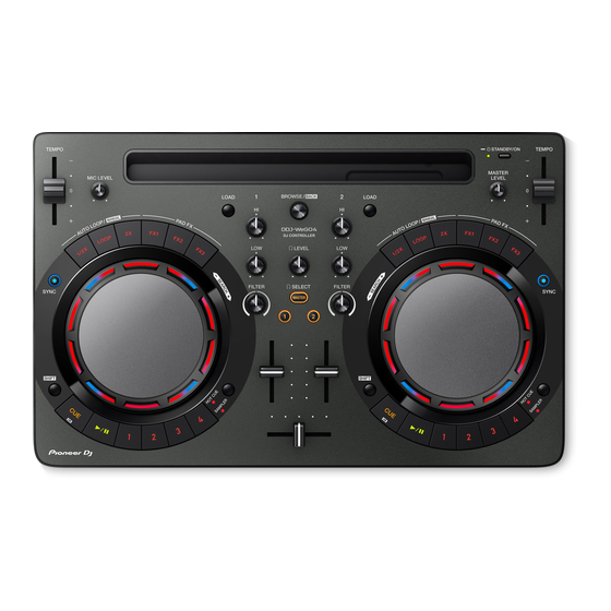 PIONEER DJ DDJ-WeGO 4 Manuales