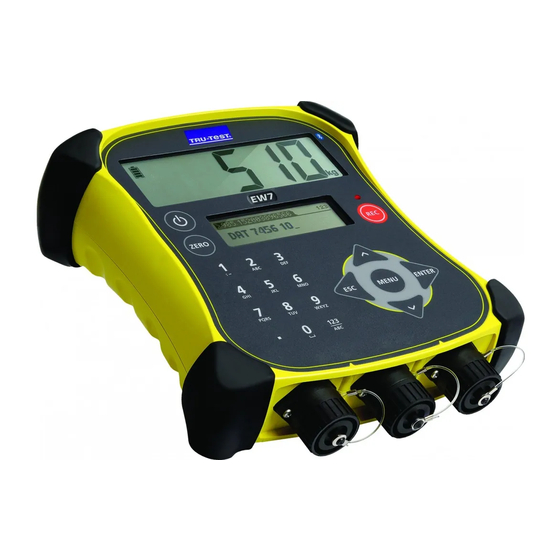 Tru-Test EziWeigh7 Guia De Inicio Rapido