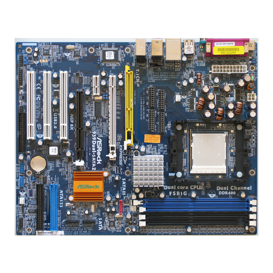 ASROCK 939Dual-SATA2 Manual Del Usuario