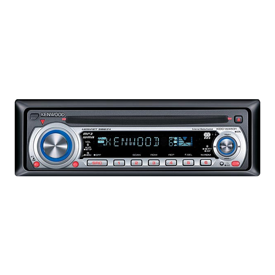 Kenwood KDC-W4531 Manual De Instrucciones