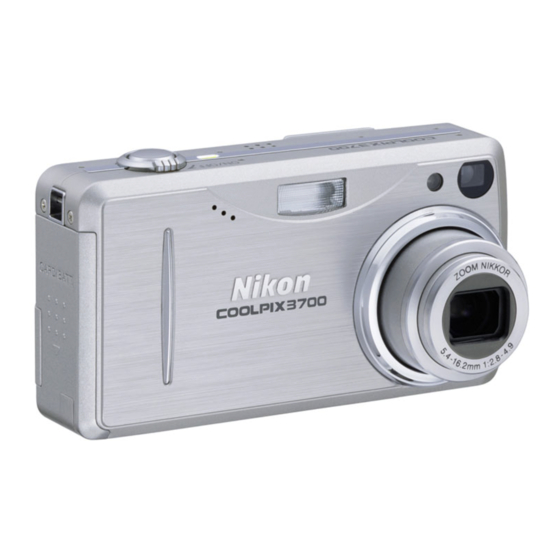 Nikon COOLPRIX 3700 Manual Del Usuario