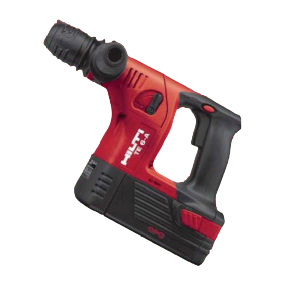 Hilti TE 6-A Li Manuales