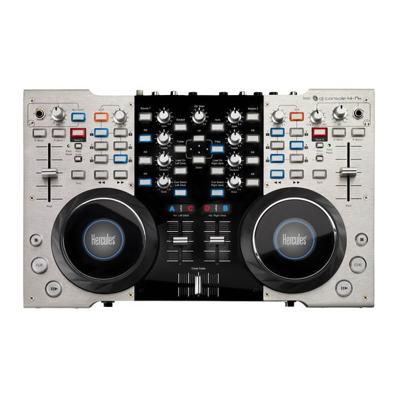 Hercules DJ Console 4-Mx Guia De Inicio Rapido