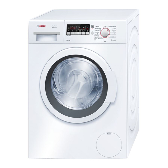 Bosch WAK24268EE Instrucciones De Uso Y Montaje