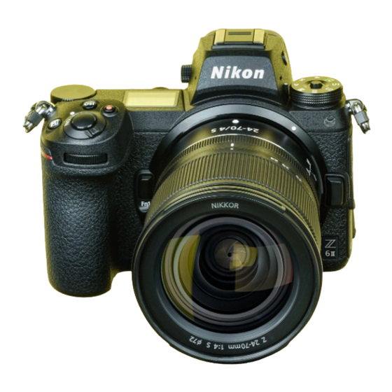 Nikon Z 6 II Manuales
