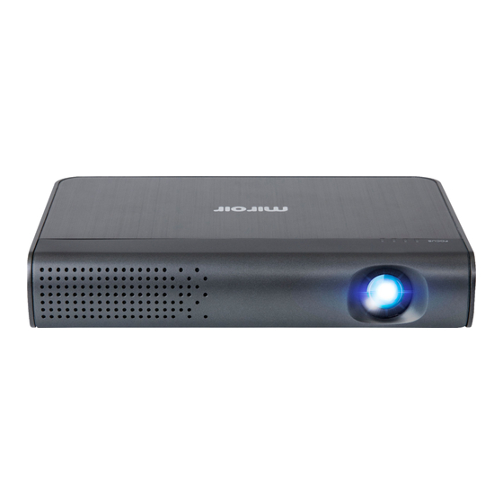 Miroir HD Pro Projector M289 Guia De Inicio Rapido