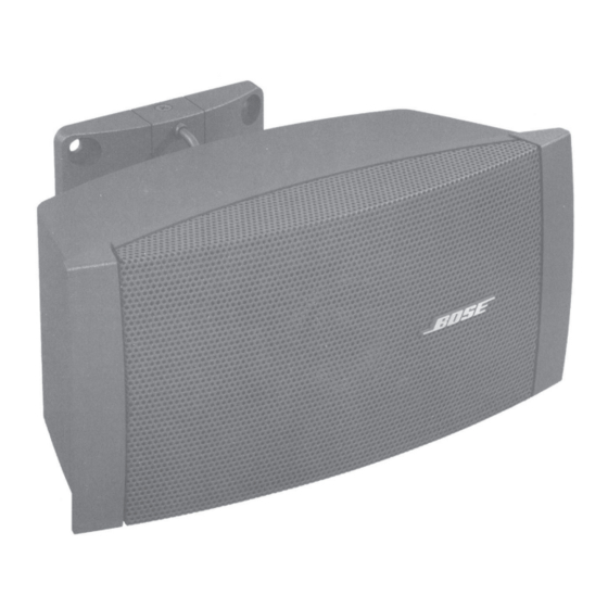 Bose FreeSpace DS 16S Manual De Instrucciones