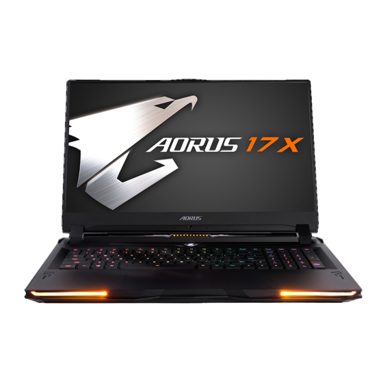 Gigabyte AORUS 17X Manual Del Usuario