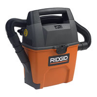 RIDGID VAC30000 El Manual Del Propietario