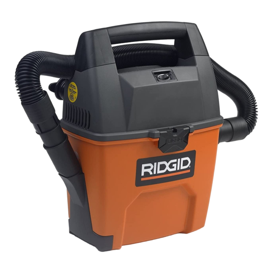 RIDGID VAC30000 Manuales