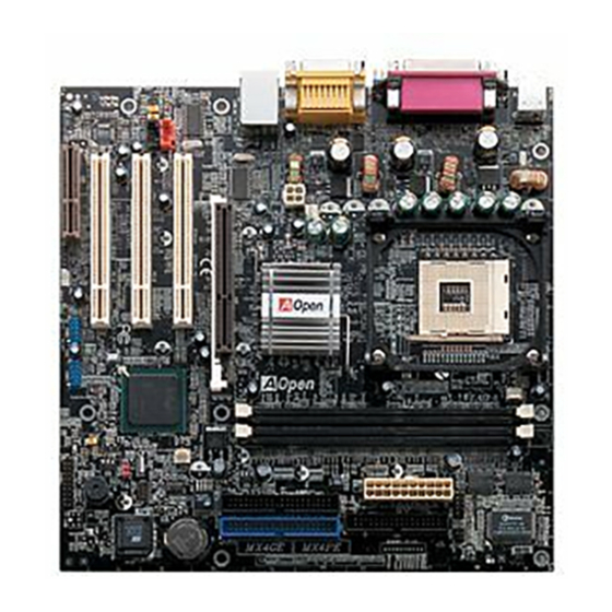 AOpen MX4GE Guia De Instalacion Facil