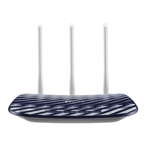 TP-Link Archer C20 V6 Guía De Instalación Rápida