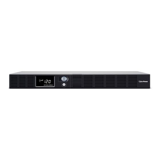 CyberPower OR1000LCDRM1U Manual De Usuario