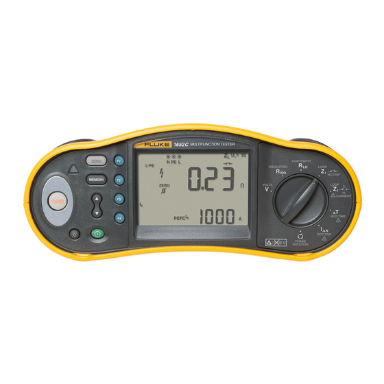 Fluke 1652C Manuales