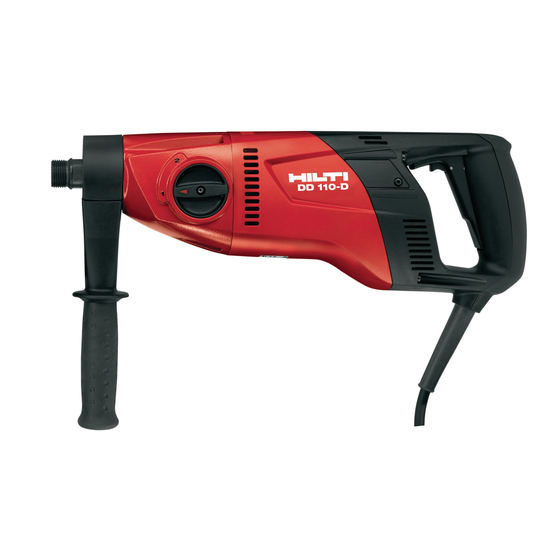 Hilti DD 110-D Manual De Instrucciones Original