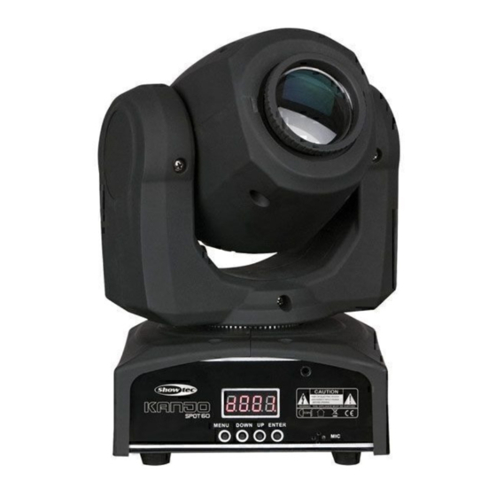 SHOWTEC Kanjo Spot 60 Manual