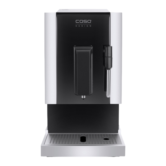 CASO DESIGN Cafe Crema One Manual De Instrucciones