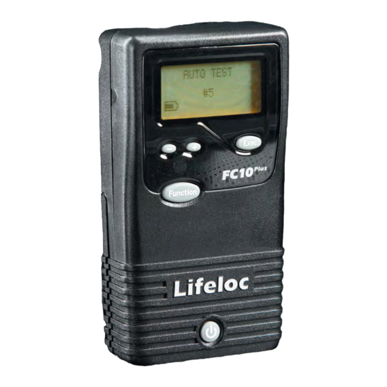 Lifeloc FC10Plus Manual Del Usuario