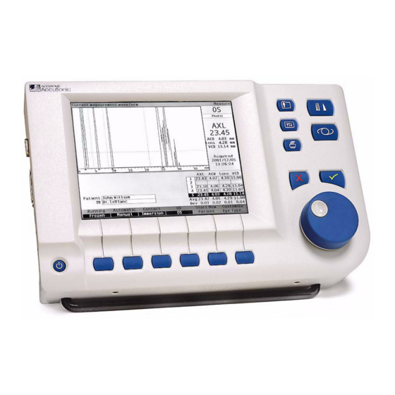 Accutome A-Scan Plus Guia Del Usuario