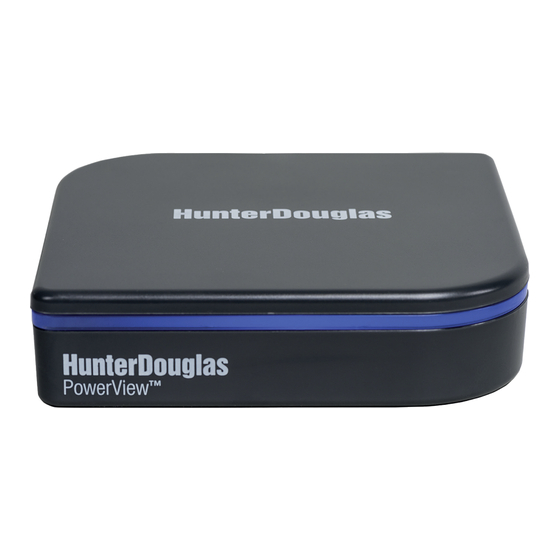 HunterDouglas PowerView Guia De Inicio Rapido