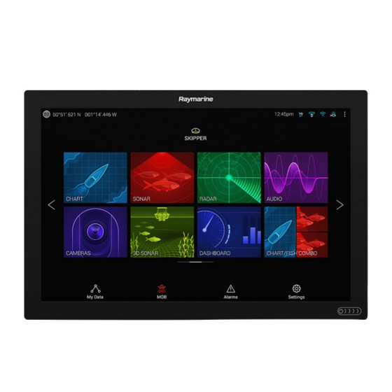 Raymarine Axiom XL Instrucciones De Instalación Y Manejo