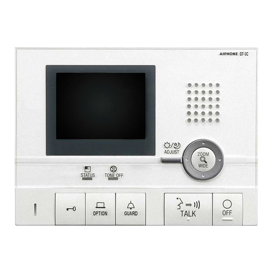Aiphone GT-1C-L Manual De Instrucciones