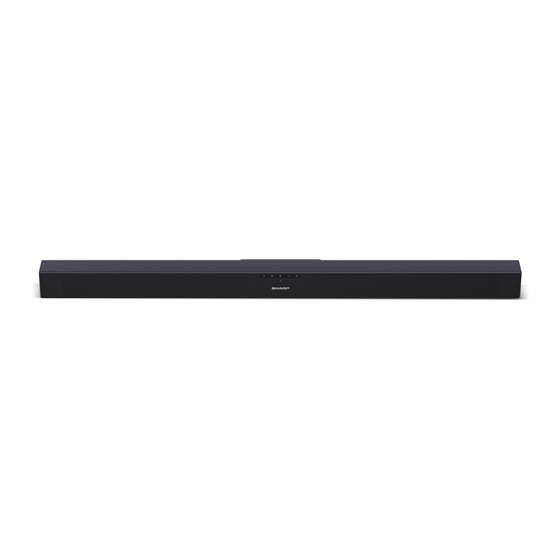 Sharp HT-SB140 Manual Del Usuario