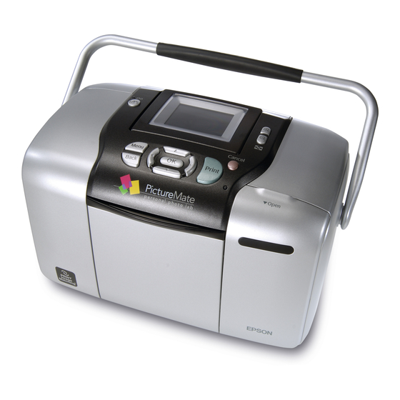 Epson PictureMate 500 Manual Del Usuario