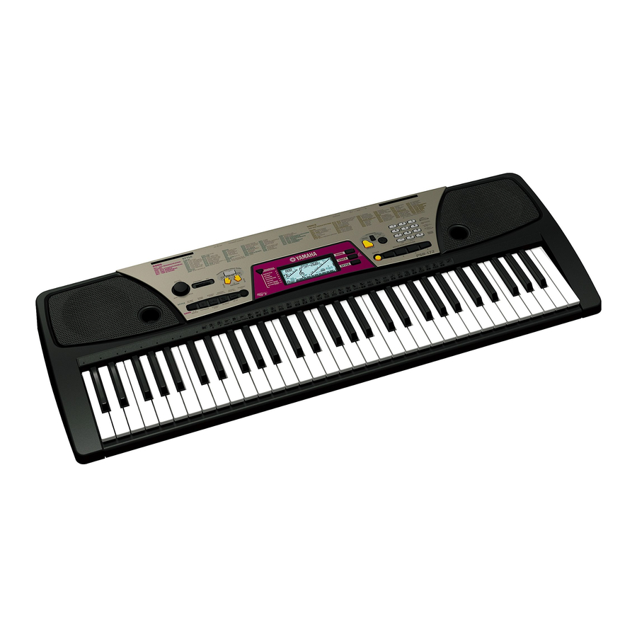 Yamaha Portatone PSR-172 Manual De Instrucciones