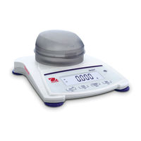 OHAUS SJX323M Manual De Instrucciones