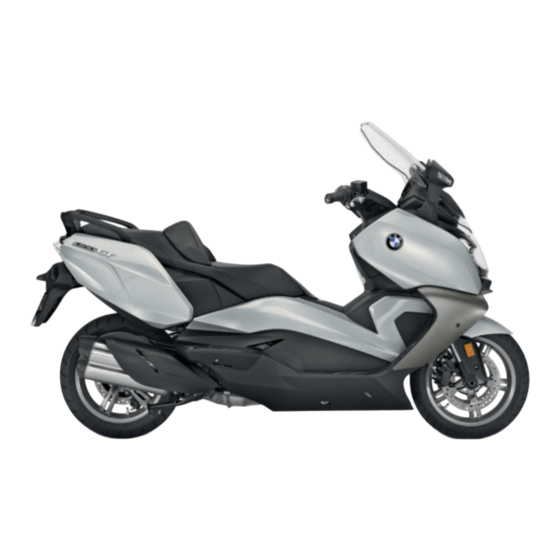 BMW Motorrad C 650 GT Manual De Instrucciones