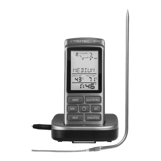 Trotec BT40 Manual De Instrucciones