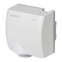 Siemens QAD22 Manual De Instrucciones