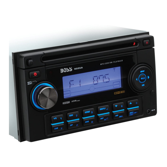 Boss Audio Systems 822UA Manual Del Usuario