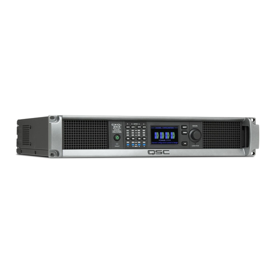 QSC Q-SYS CX-Q Serie Manual Del Usuario