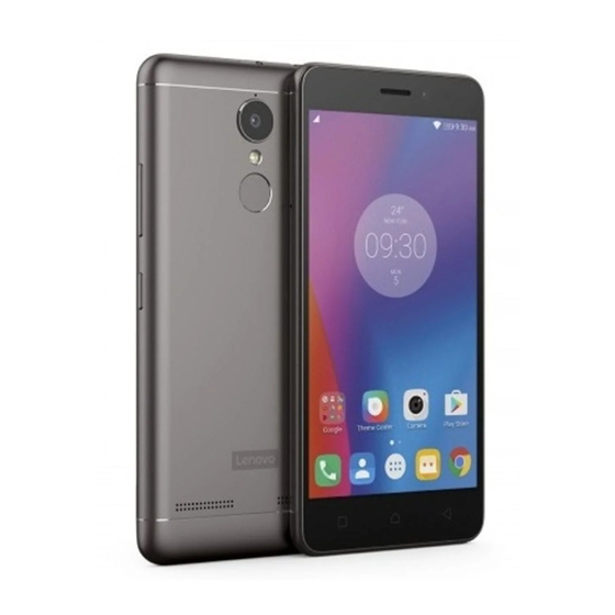 Lenovo K6 NOTE Manual De Usuario