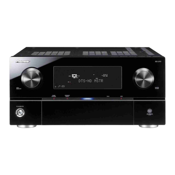 Pioneer SC-LX82 Manual De Instrucciones