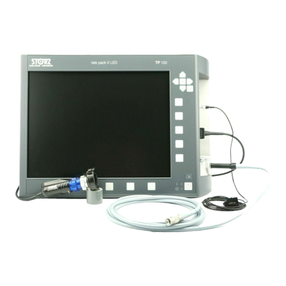 Storz TELE PACK X LED Instrucciones De Uso