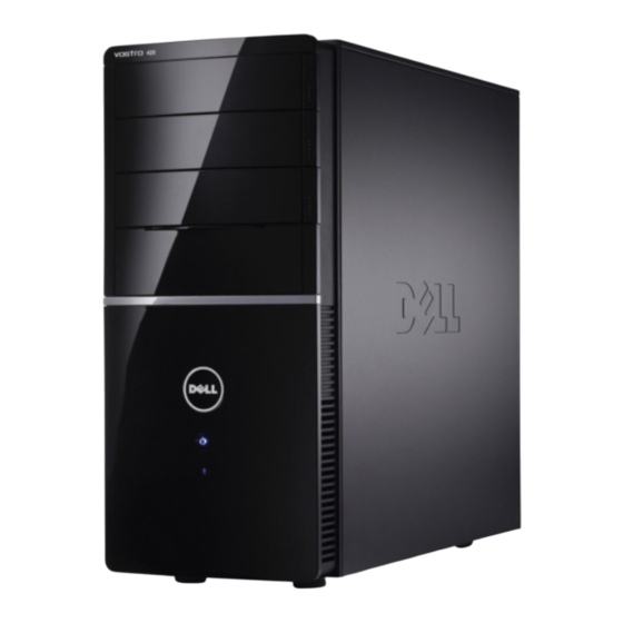 Dell Vostro 420 Guía De Consulta Rápida Y Configuración