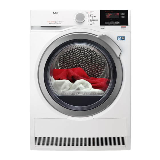 AEG T8DBG842 Manual De Instrucciones
