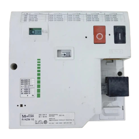 Moeller R-NZM 10 Instrucciones De Montaje